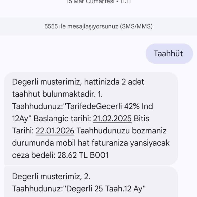 Yanlış Taahhüt Bilgisi Ve Yüksek Fatura Şoku