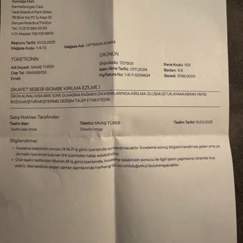 Nike Ayakkabıda Kalite Sorunu Ve Garanti Reddi