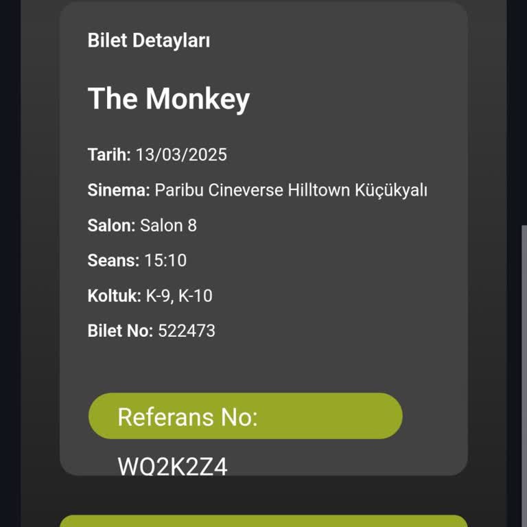 Sinema Bileti İadesinde Gecikme