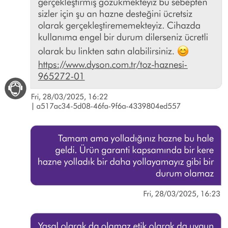 Süpürge Haznesi Sorunu: Garanti Kapsamında Çözüm Bekliyorum