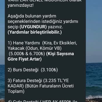 Yanıltıcı Mesajlarla Yapılan Hane Yardımı Vaadi