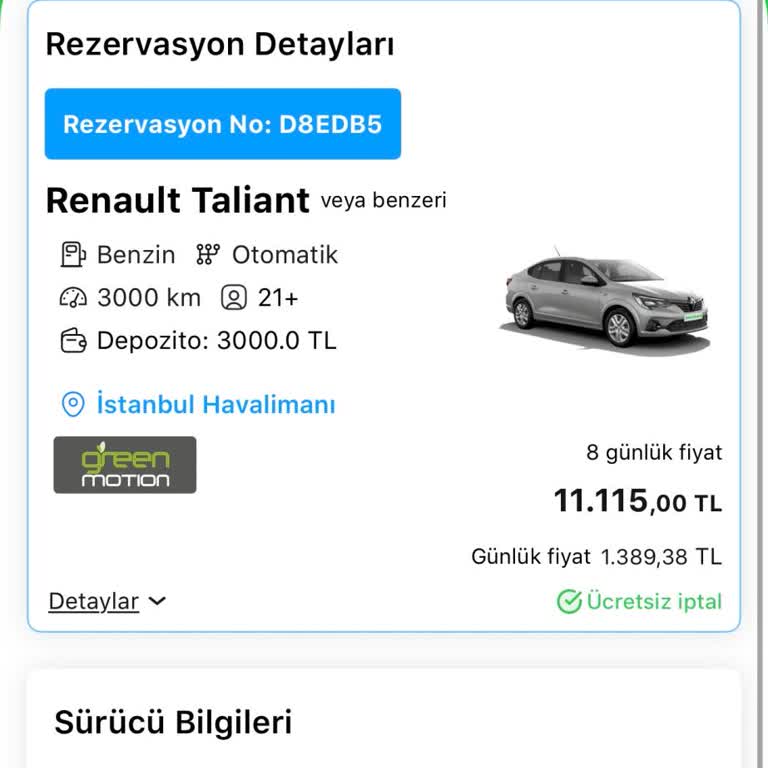 Araç Kiralama Rezervasyonunda İletişim Sorunu