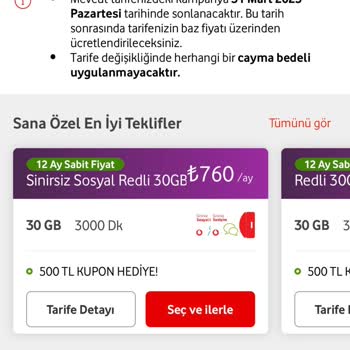 Vodafone Sadık Müşterilere Adaletsiz Tarife Uygulamaları