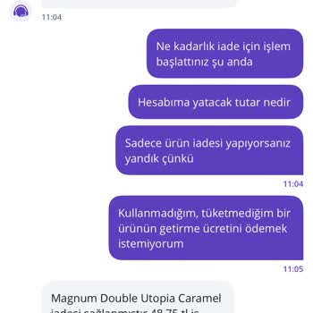 Yanlış Ürün İadesinde Eksik Para İadesi Sorunu
