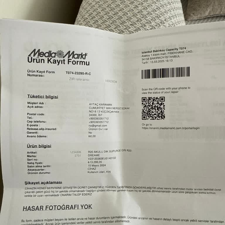 Dreame Süpürge Arızası: 7 Ayda 4 Servis, Çözüm Yok!