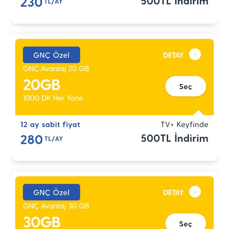 Yanıltıcı Tarifeler Ve Kayıp Teklifler