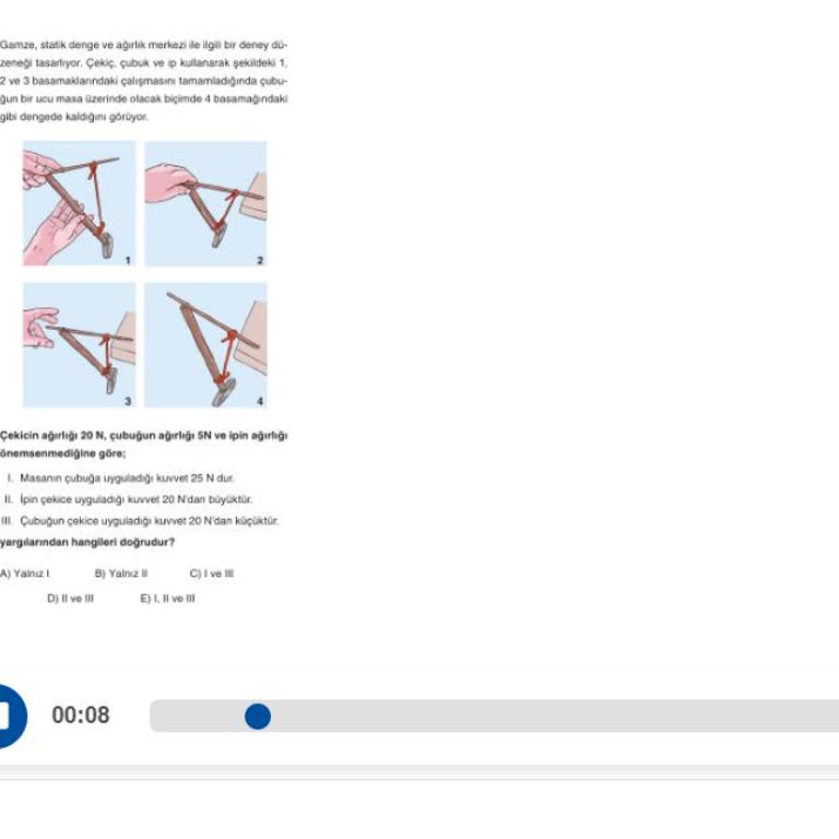 AYT Fizik Kitabı Video Çözümleri Hayal Kırıklığı