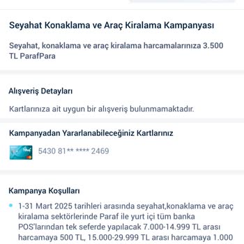 Kredi Kartı Harcama Tutarındaki Kur Farkı Ve Kampanya Problemi