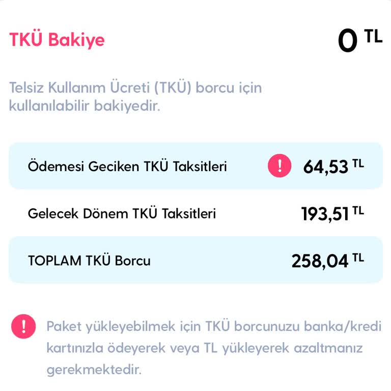 Yanlış Telsiz Kullanım Ücreti Borcu