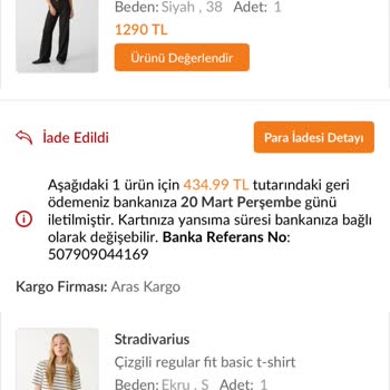 Yanlış Ürün İadesi Ve Geciken Ödeme