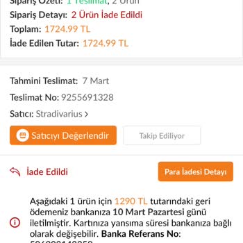 Yanlış Ürün İadesi Ve Geciken Ödeme