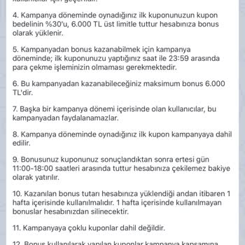 Bonus Kampanyasında Bilgilendirme Eksikliği