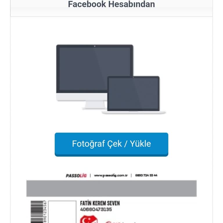 Passolig Sitesinde Fotoğraf Yükleme Sorunu