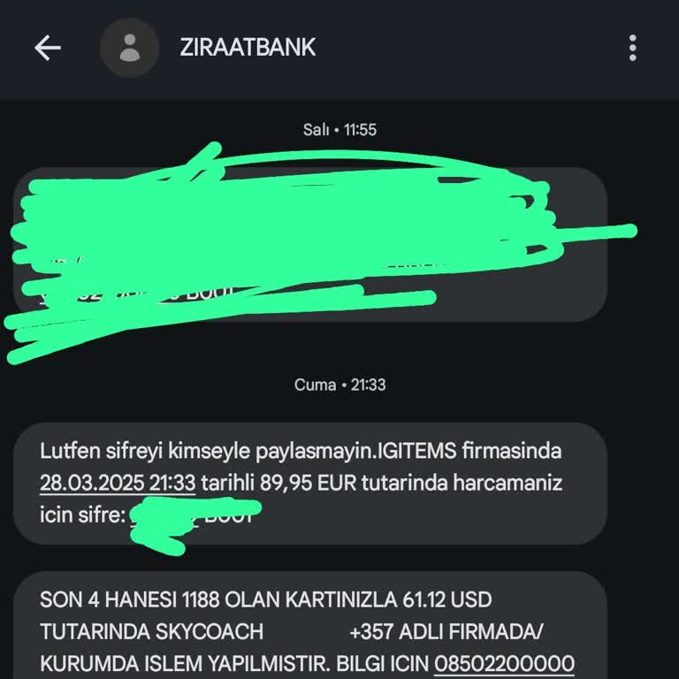 Kredi Kartımdan İzinsiz Çekim Ve Bankanın İlgisizliği