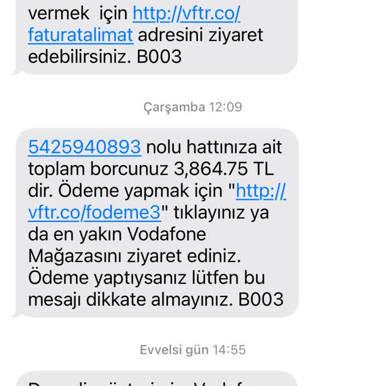 Vodafone'dan Beklenmedik Fatura Şoku
