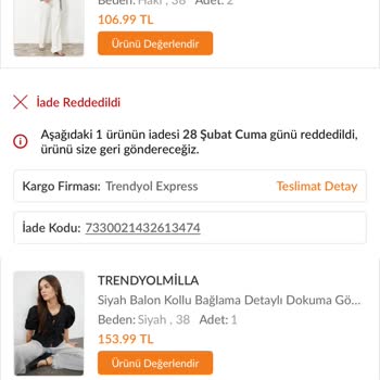 Yanlış İade Ve Kayıp Kargo Sorunu