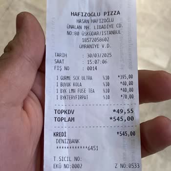 Emaar Sbarro'da Fiyat Tutarsızlığı Sorunu