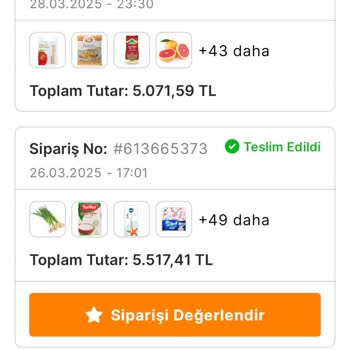 Eksik Ürün Nedeniyle Kaybedilen Puan
