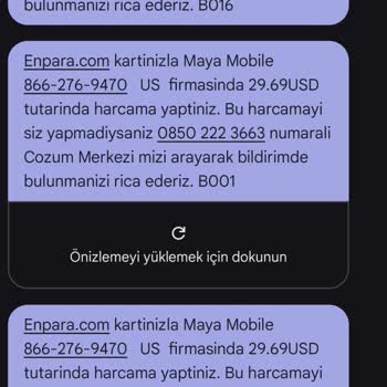 Kredi Kartımdan Onaysız Yapılan İşlemler