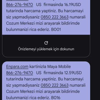 Kredi Kartımdan Onaysız Yapılan İşlemler