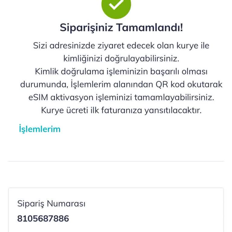 E-SIM Geçişinde Karekoda Ulaşamama Sorunu