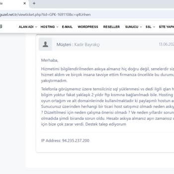 Ansızın Askıya Alınan Hizmetle Proje Kaybı