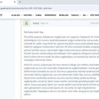 Ansızın Askıya Alınan Hizmetle Proje Kaybı