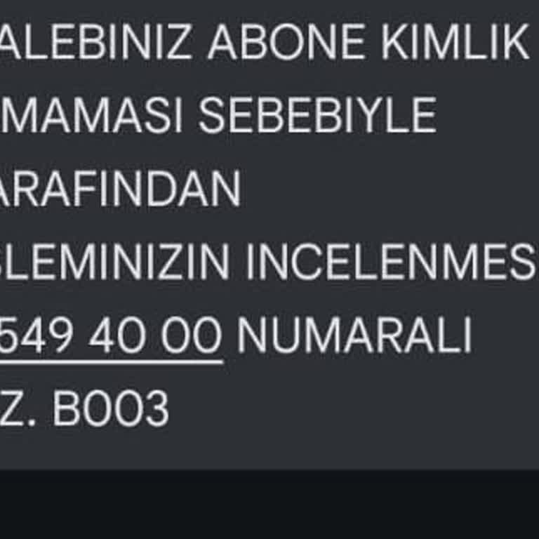 Numara Taşıma Sorunu: Kimlik Bilgileri Uyuşmazlığı