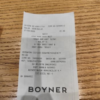 Boyner'de Yanlış Ödeme Ve İade Sorunu
