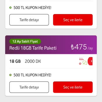 Vodafone Fiyat Teklifi Hayal Kırıklığına Uğrattı