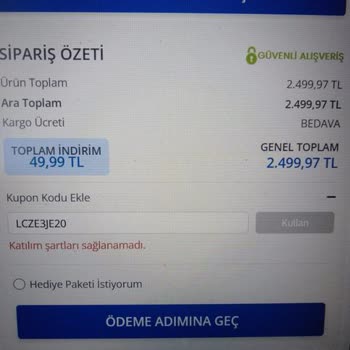 Kullanılamayan İndirim Kodu İle Müşteri Mağduriyeti