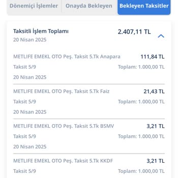 Metlife Emeklilik İptal Talebine Rağmen Para Kesintisi