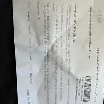 FLO Mağazasından Aldığım Ürünün Kalitesizliği
