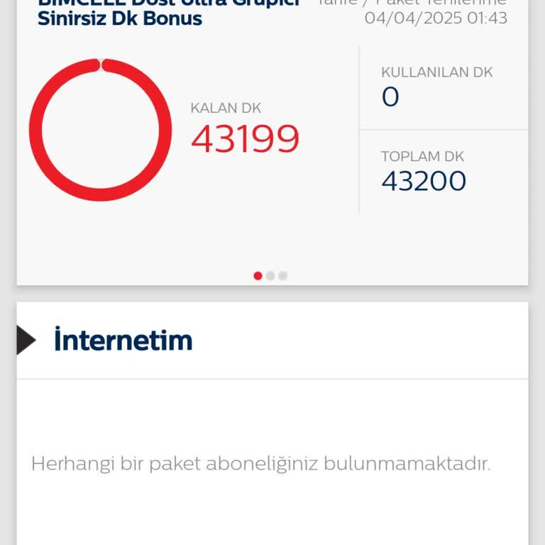 İnternet Paketleri Yüklendi Sanılırken Hayal Kırıklığı