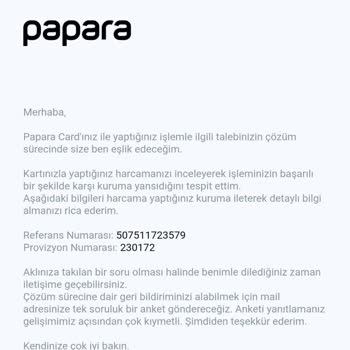 Obilet Ve Papara Arasında Kaybolan 2300 TL