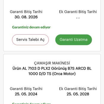 Çamaşır Makinesi Sorunları Ve İade Talebi