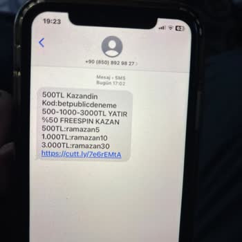 Vodafone'da İstenmeyen Mesaj Sorunu