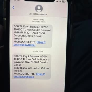 Vodafone'da İstenmeyen Mesaj Sorunu