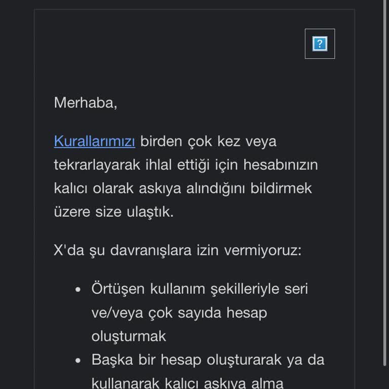 Haksız Hesap Askıya Alınması Ve Saygısız Müşteri Hizmetleri