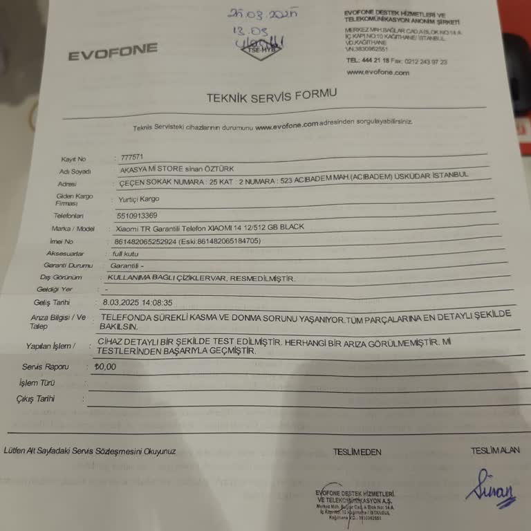 Xiaomi 14'te Sürekli Kasma Sorunu Ve Servis Hayal Kırıklığı