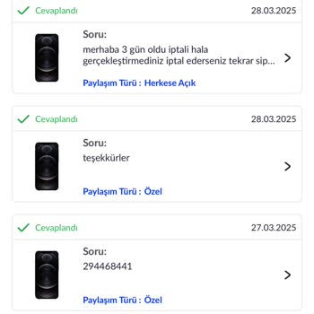 Pazarama'da İptal Edilen Siparişin İadesi 6 Gün Geçmesine Rağmen Yapılmadı