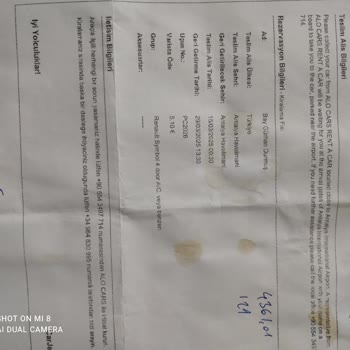 Araç Kiralamada Ekstra Ücret Ve İade Sorunu