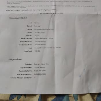 Araç Kiralamada Ekstra Ücret Ve İade Sorunu