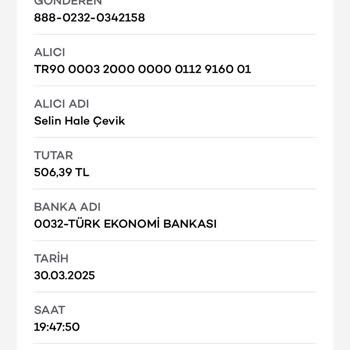 Yanlış Hesaba Yatırılan Para İadesi