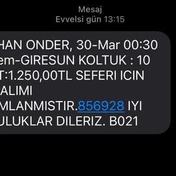 Bilet İptali Ve Ücret İadesi Sorunu