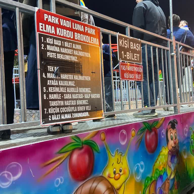 Lunaparkta Yaş Sınırı Ve Bilet Sorunu