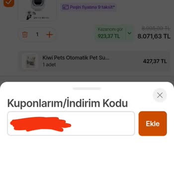 Geçersiz İndirim Kodları Sorunu