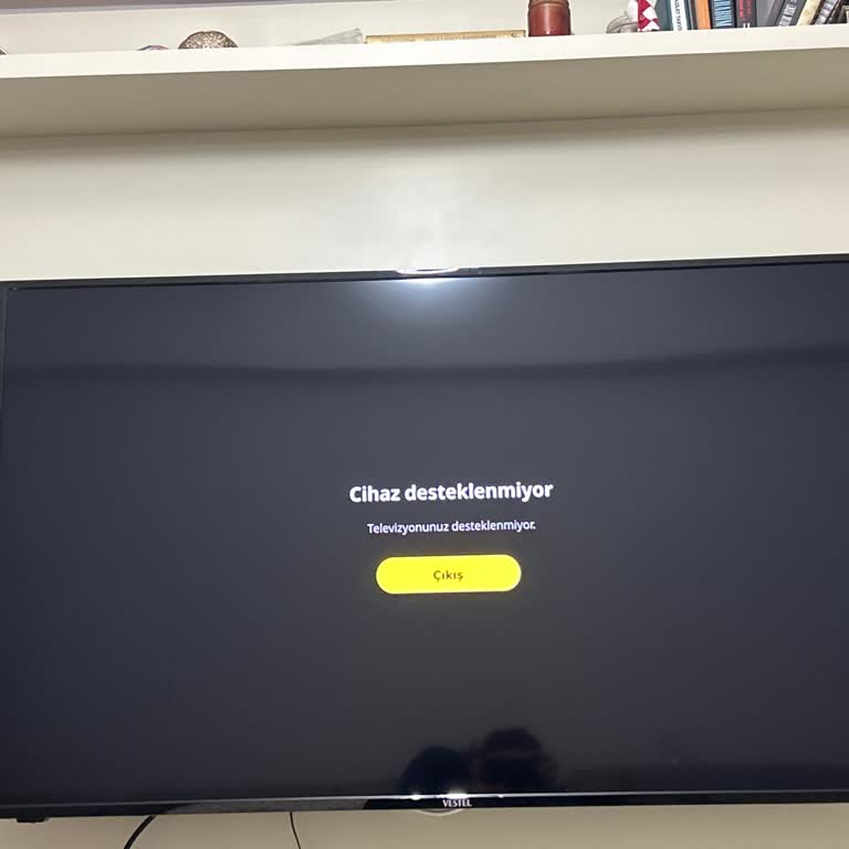 Vestel TV'de Exxen Uygulaması Desteklenmiyor