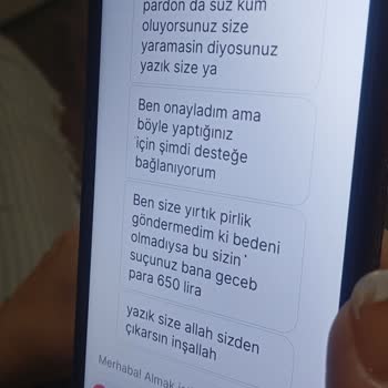 Gardrops'ta Satıcı Tarafından Mağdur Edildim