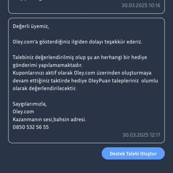 Bahis Oynadım, Söz Verilen Puanlar Yatmadı